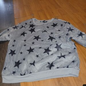 Cold Crush Gray Star Crewneck Sweater